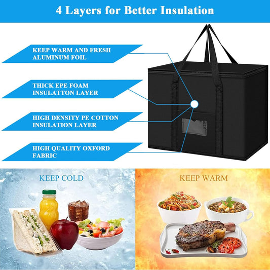 Soft Cooler - 40L Large Insulated Bag for Grocery, Picnic, Camping & BBQ
