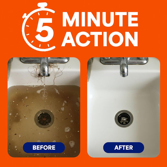 Mr Muscle Drain Unblocker Liquid (2 x 500ml), Sink & Drain Cleaner
