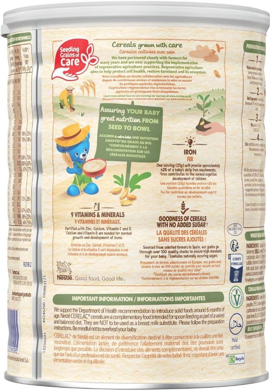 Cerelac Infant Cereals with Milk Wheat 6+ Months 1kg