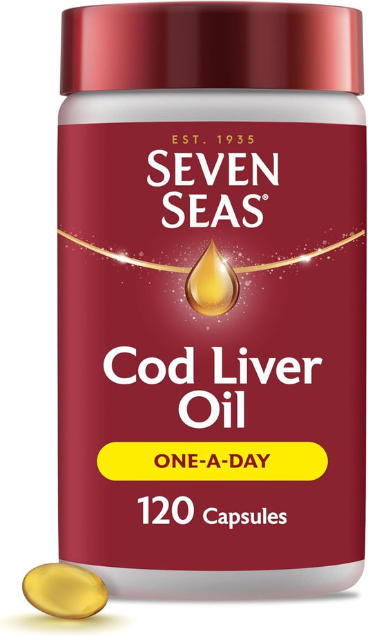 Seven Seas Cod Liver Oil One-A-Day Omega-3 Fish Oil and Vitamin D