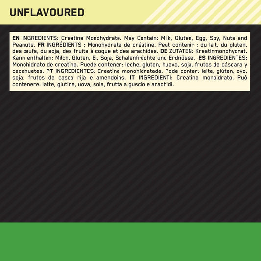 Optimum Nutrition Micronised Creatine Monohydrate Powder, Creatine