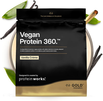 Protein Works | Vegan Protein 360 - Gold Innovation, Vanilla Crème