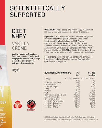 PhD Nutrition Diet Whey Lean Protein Powder
