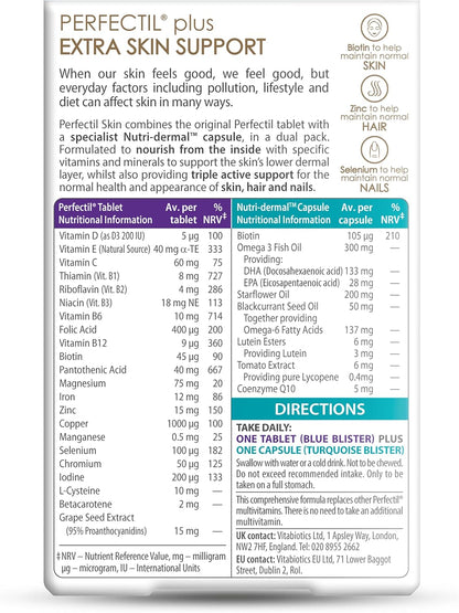 Perfectil Skin Beauty Supplement Tablets