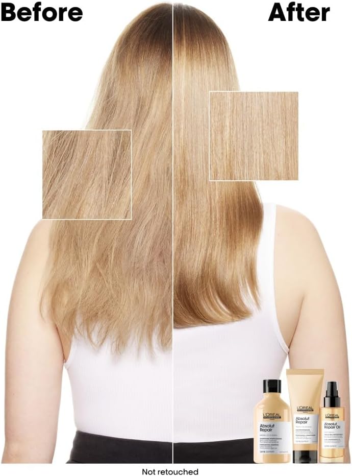 L’Oréal Professional Conditioner, With Protein And Gold Quinoa for Dry And Damaged Hair